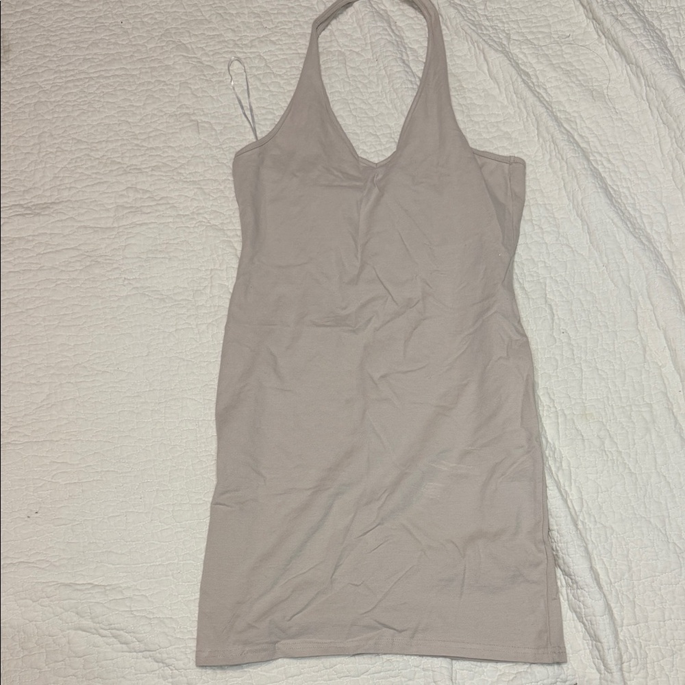 H&M Conscious Beige Cotton dress